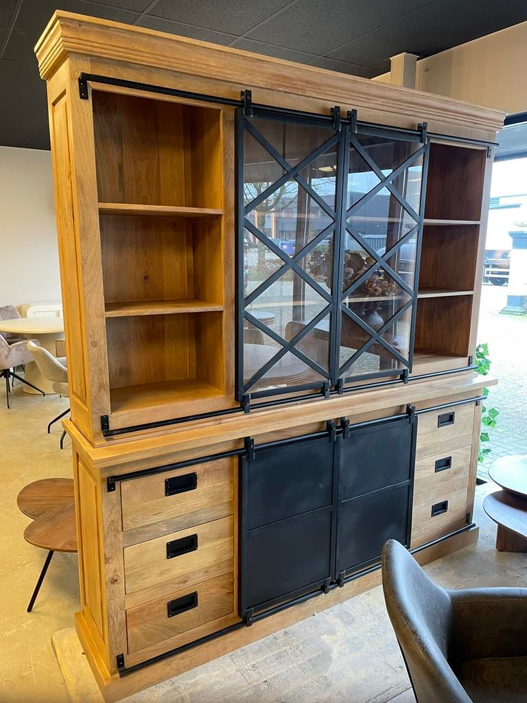 LEEGVERKOOP MANGO KAST ! VOORRAAD 1095 BIJ CHEFMEUBEL SALE, Bruin, Nieuw, Ophalen of Verzenden, Modern