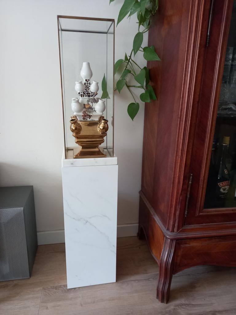 Zuilen marmer kuster stijl +  stolp van Riviera Maison 2 x, Ophalen, Nieuw