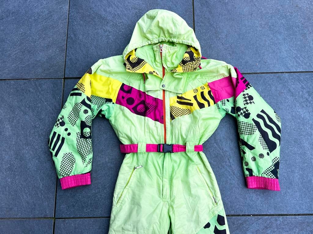 Vintage Retro Skipak (XS), Kleding | Dames, Wintersportkleding, Ophalen of Verzenden, Gedragen, Maat 34 (XS) of kleiner, Pak