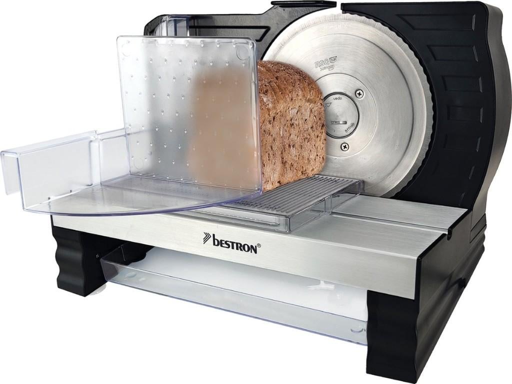 Bestron Broodsnijmachine, met RSG-rvs mes, Witgoed en Apparatuur, Nieuw, Ophalen of Verzenden, Www.loods56.nl, X