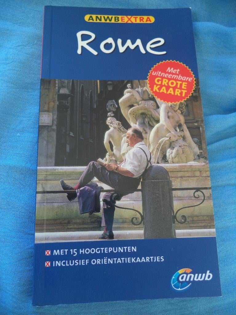 ANWB extra reisgids Rome, Europa, Ophalen of Verzenden, Zo goed als nieuw, Reisgids of -boek