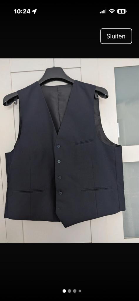 Nieuw Heren Gilet Maat 27, Ophalen of Verzenden, Nieuw, Overige maten, Blauw
