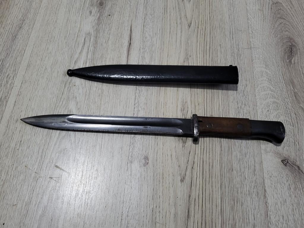 K98k M1884/98 mauser bajonet, Ophalen of Verzenden, Landmacht, Duitsland, Mes of Dolk