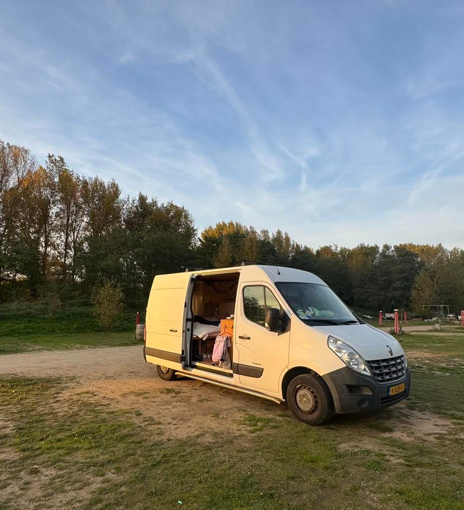 Renault Master 2010 L2H2 buscamper, Caravans en Kamperen, Campers, Overige merken, Dakluik, Tot en met 2, Particulier