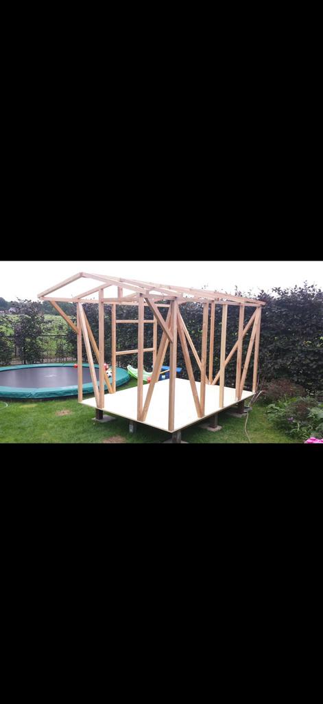 Leuk pipo speelhuisje, Ophalen, Hout