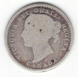26-252 Canada 10 cent 1882H, Ophalen of Verzenden, Noord-Amerika, Losse munt, Zilver
