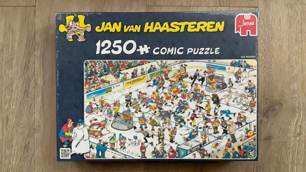 Jan van Haasteren - Icehockey, Hobby en Vrije tijd, Ophalen of Verzenden, 500 t/m 1500 stukjes, Nieuw, Legpuzzel