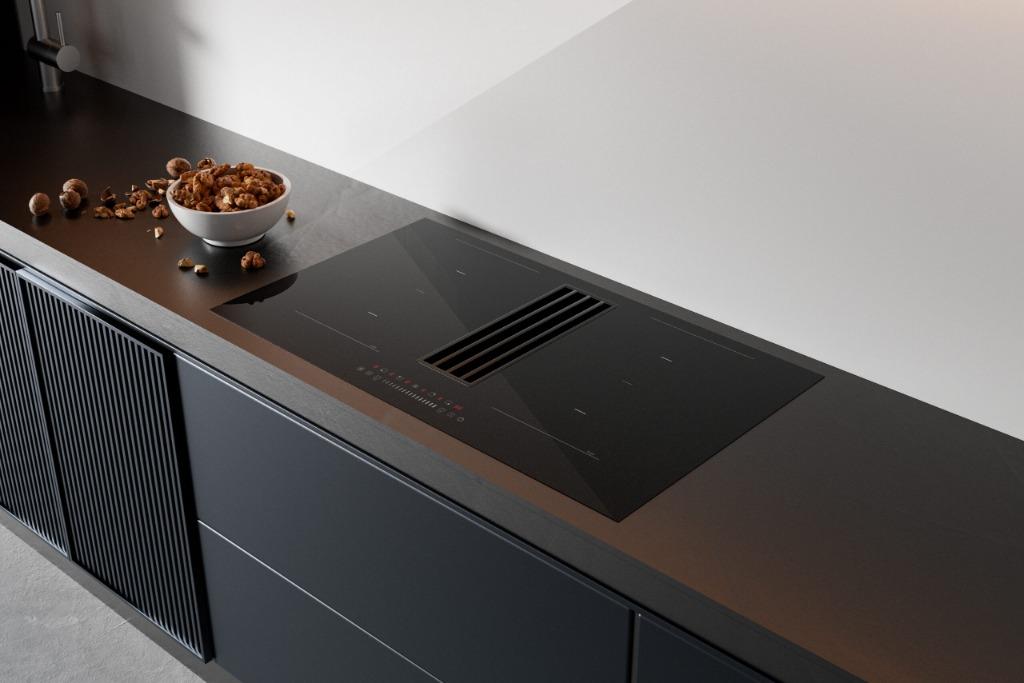 Howat kookplaat met geïntegreerde afzuiging 90 cm, inductie, Huis en Inrichting, Keuken | Keukenbenodigdheden, Ophalen, Nieuw