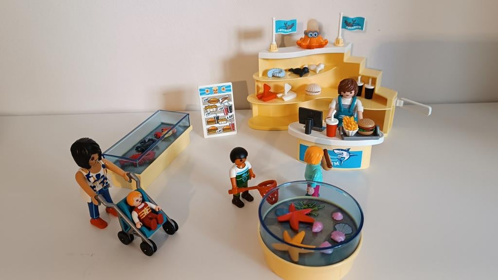 Playmobil 9061 Family Fun Aquariumshop, Kinderen en Baby's, Speelgoed | Playmobil, Ophalen of Verzenden, Zo goed als nieuw