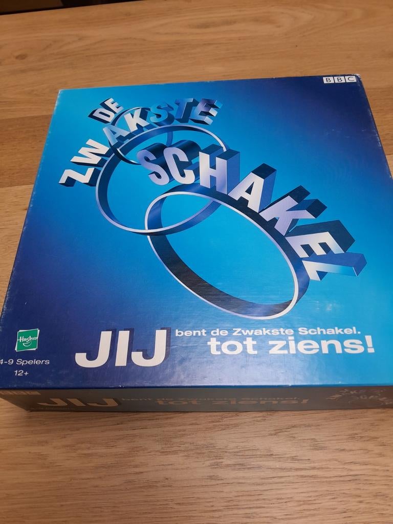 De zwakste schakel, bordspel, Hobby en Vrije tijd, Gezelschapsspellen | Bordspellen, Ophalen of Verzenden, Zo goed als nieuw