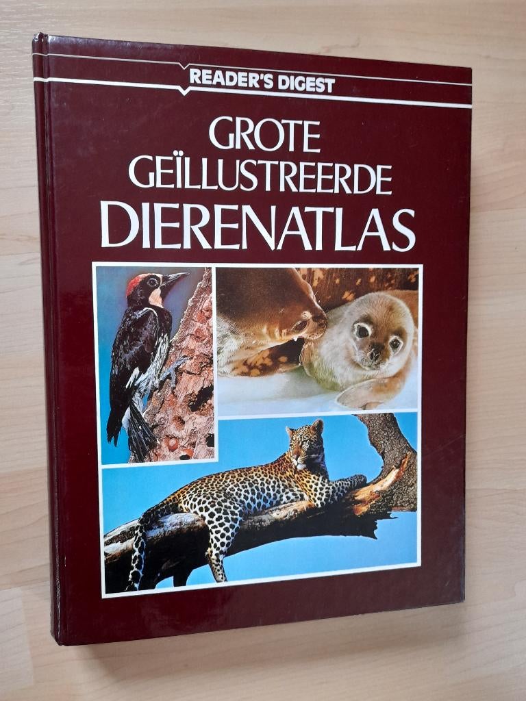 GROTE GEILLUSTREERDE DIERENATLAS  READERS DIGEST, Boeken, Ophalen of Verzenden, Zo goed als nieuw, Natuur algemeen