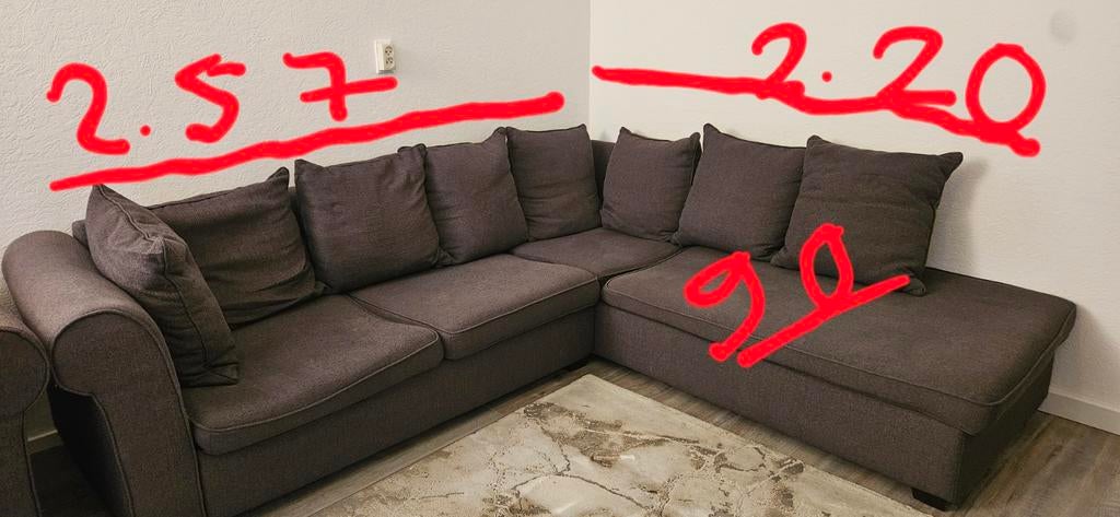 Hoekbank, Huis en Inrichting, Banken | Bankstellen, Ophalen, 250 tot 300 cm, Gebruikt, Hoekbank