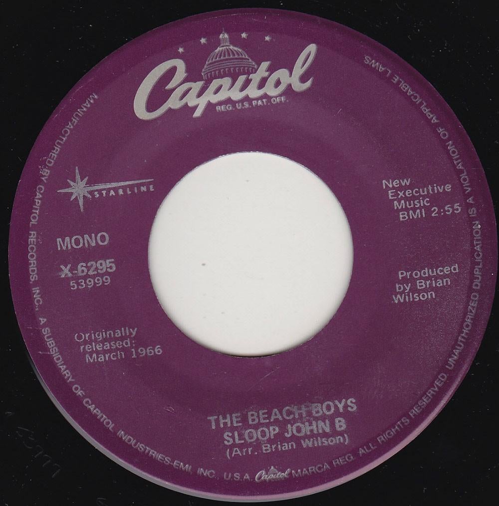 The Beach Boys - Sloop John B 7", Cd's en Dvd's, Vinyl Singles, 7 inch, Single, Ophalen of Verzenden, Zo goed als nieuw