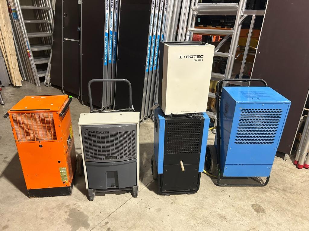 Bouwdroger/bouw droger/ontvochtiger 230V gebruikt, Ophalen, Gebruikt, Afzuiger