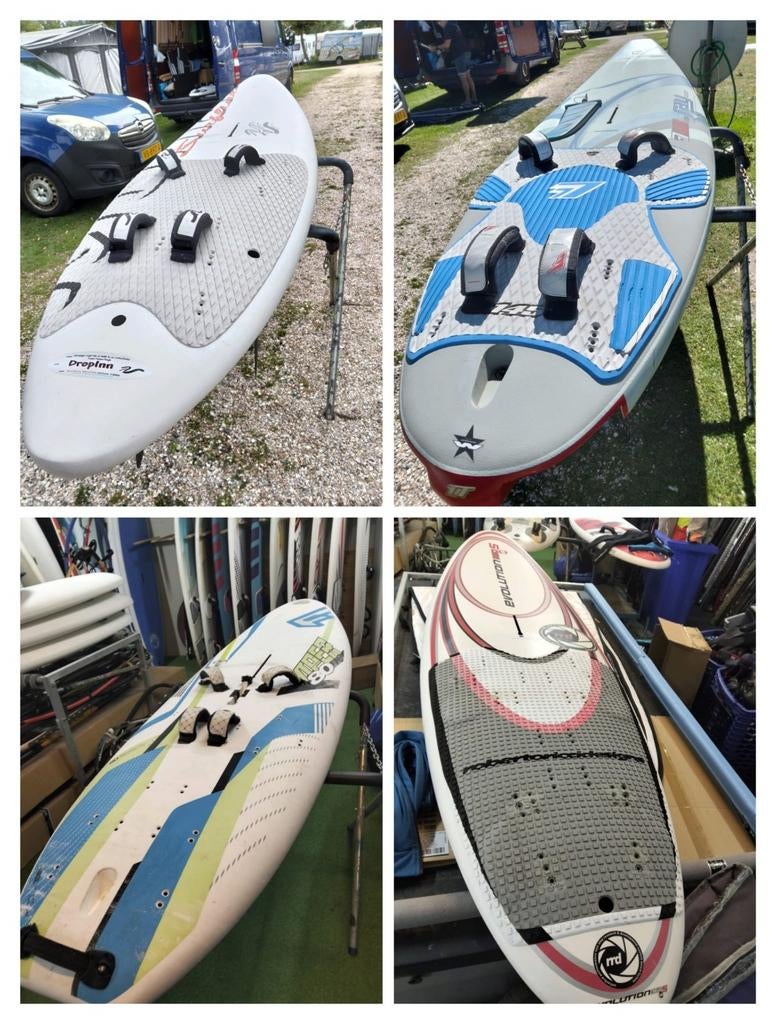 Diverse windsurf boards. Vanaf 75 ltr tot 186 ltr