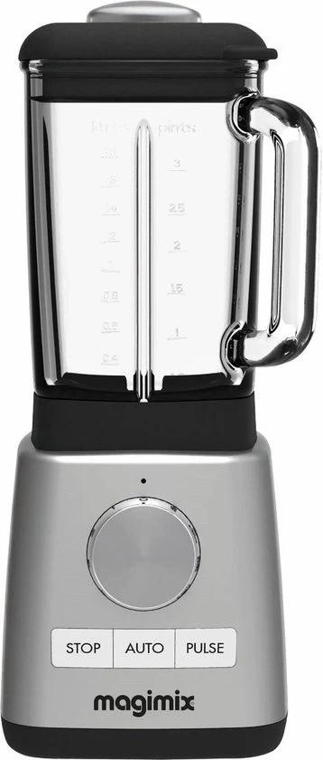 Magimix Power Blender 1,8l Gesatineerd staal, Ophalen of Verzenden, Nieuw, Blender