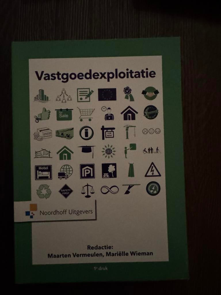 Maarten Vermeulen - Vastgoedexploitatie, Boeken, Wetenschap, Nieuw, Sociale wetenschap, Ophalen of Verzenden