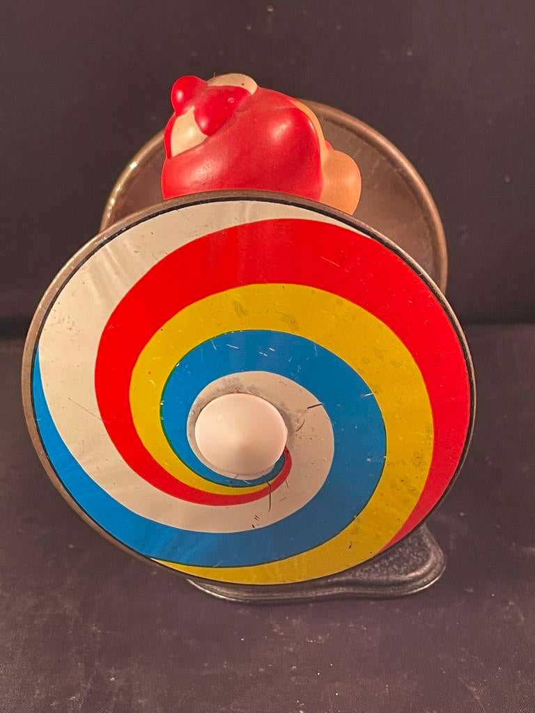 Opwindbare clown / blikken speelgoed, Antiek en Kunst, Antiek | Speelgoed, Ophalen of Verzenden
