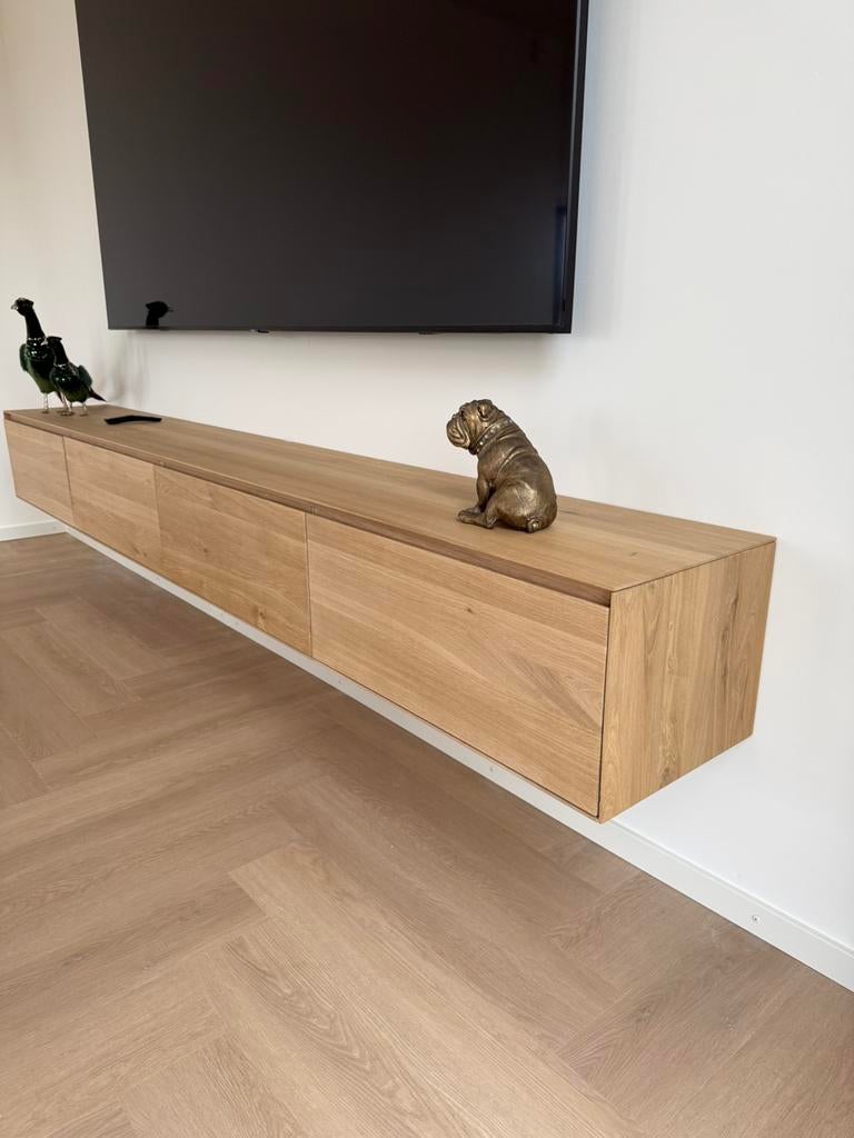 Foto 7 van Tv-meubel massief eiken tv meubels diverse maten tv kasten