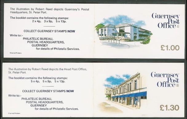 GUERNSEY 1984 £ 1.00 + £ 1.30 Postzegelboekjes, SG.: SB27/28, Verzenden, Postfris