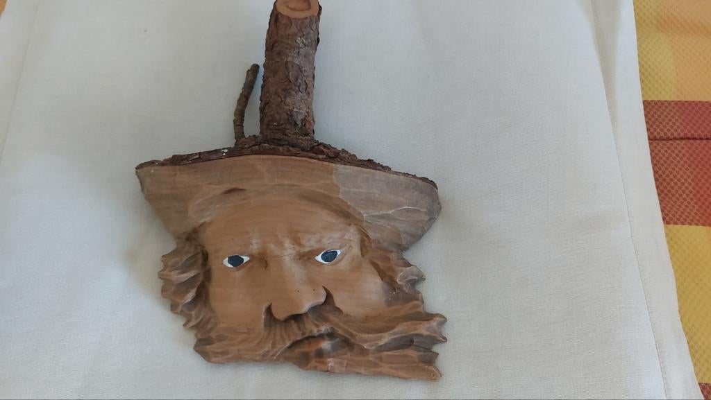 Vintage houten bosgeest, Zwarte Woud, Ophalen of Verzenden