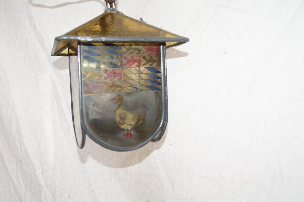 Glas in lood ( Lamp, Ophalen of Verzenden