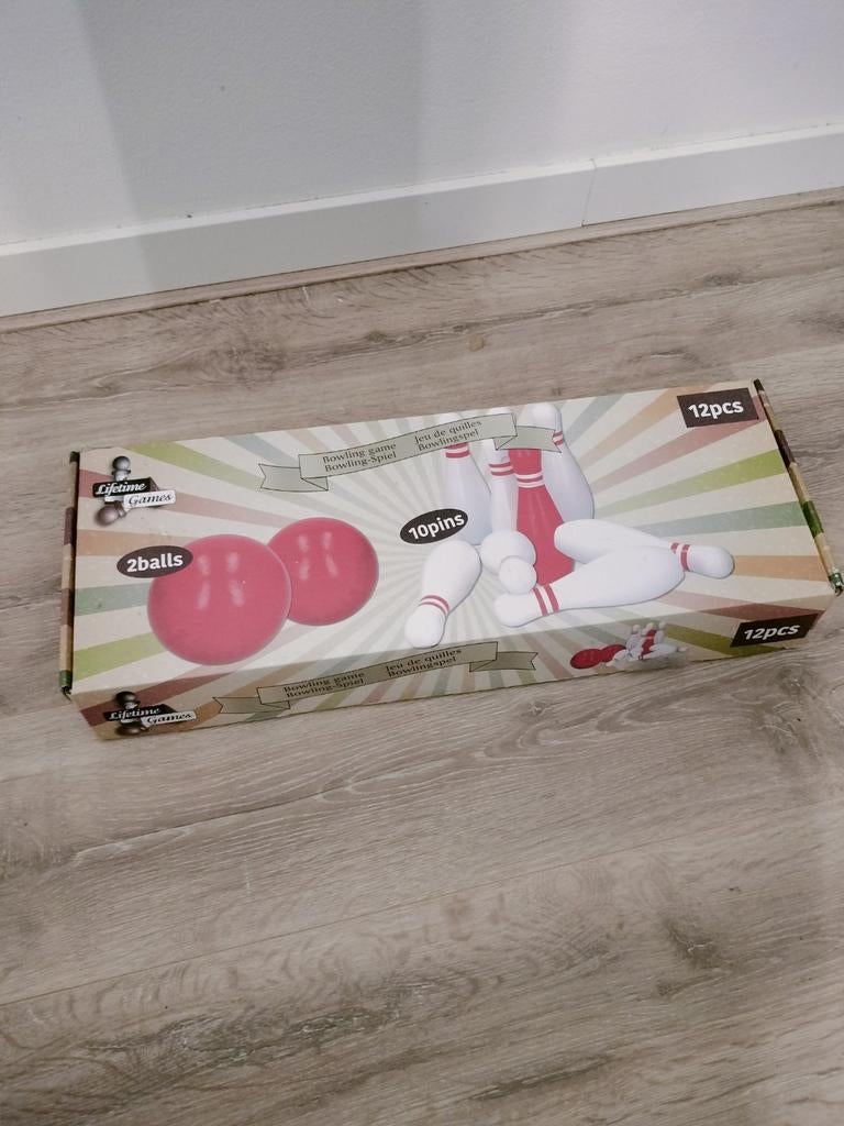 Bowling set kind hout, Ophalen