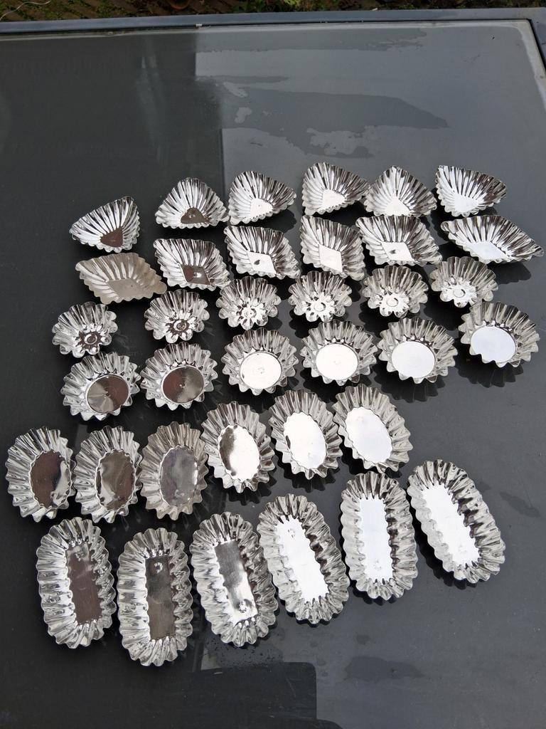 Vormpjes voor koekjes zand gebak cupcake tartlet tin, Ophalen of Verzenden, Nieuw