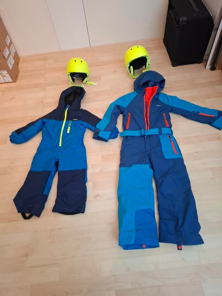 Kinderskipakken los of tezamen. Met helm., Overige maten, Ophalen of Verzenden, Zo goed als nieuw, Wetze