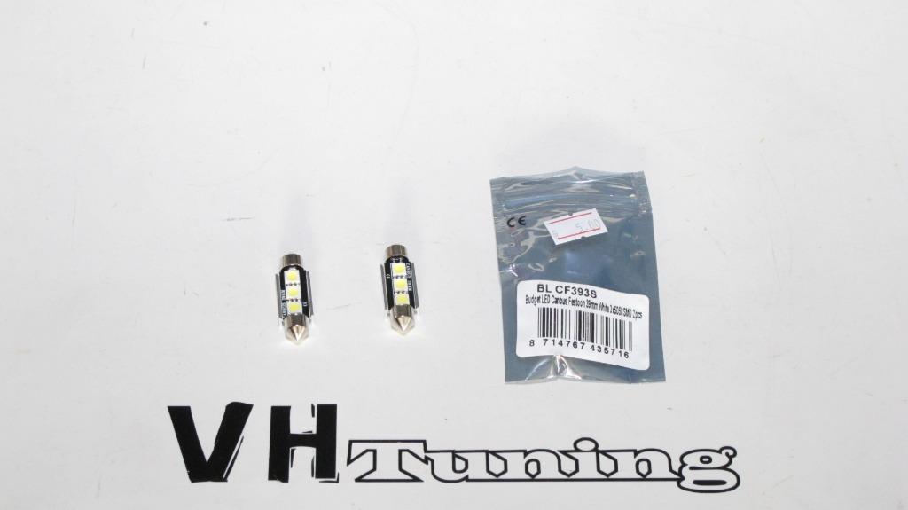 LED canbus 39 mm white 2 stuks, Ophalen of Verzenden