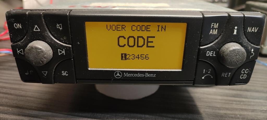Originele Mercedes Benz klassieke autoradio cassette, Ophalen of Verzenden