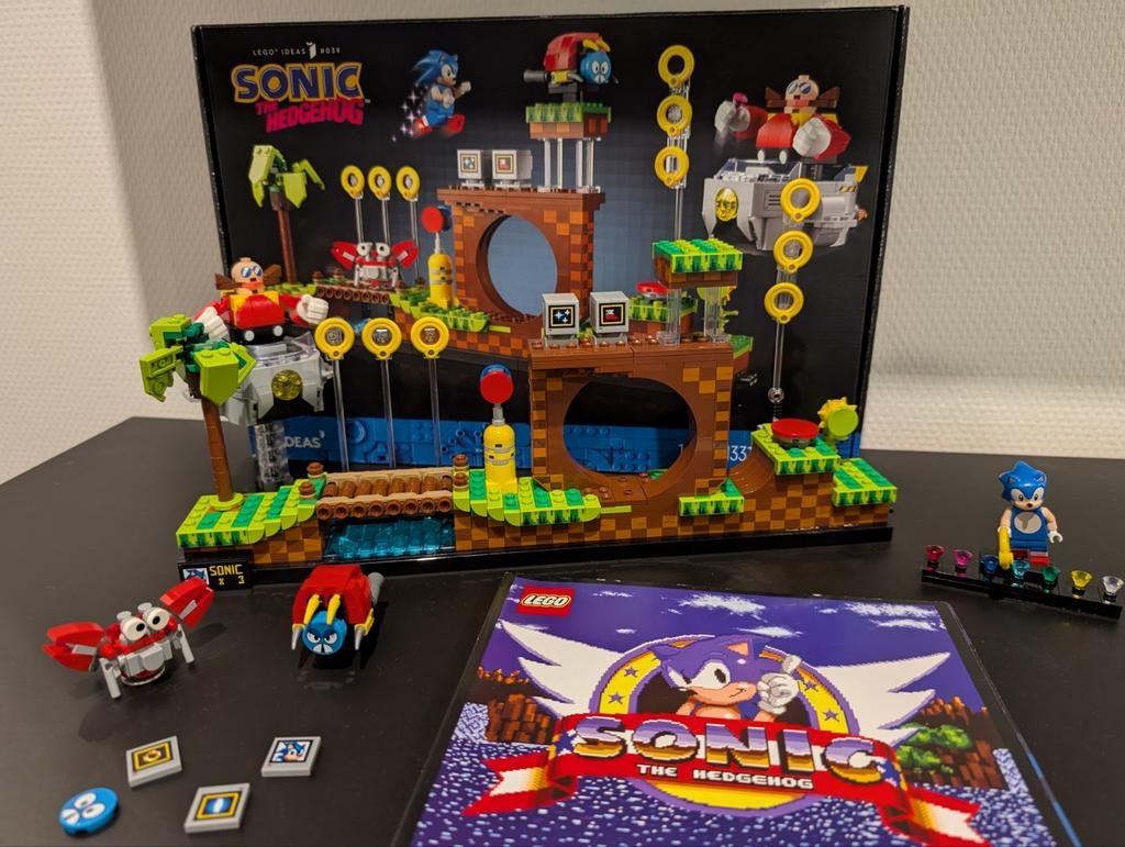 Lego 21331 Sonic, Ophalen of Verzenden, Zo goed als nieuw, Complete set, Lego