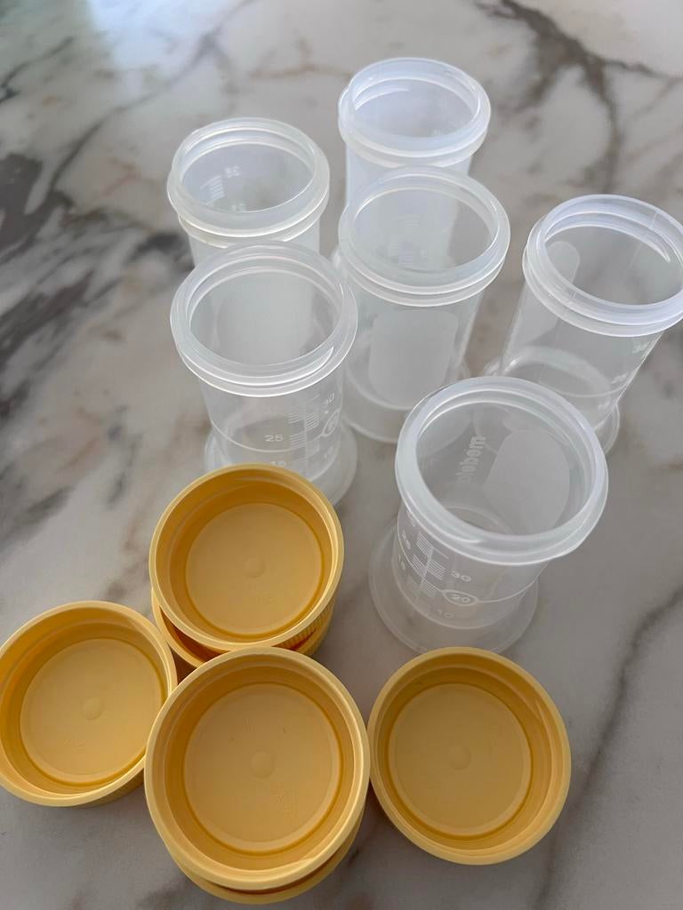 Medela Bewaarflesjes Moedermelk 6x 35ml, Kinderen en Baby's, Babyvoeding en Toebehoren, Ophalen of Verzenden, Gebruikt, Borstkolf