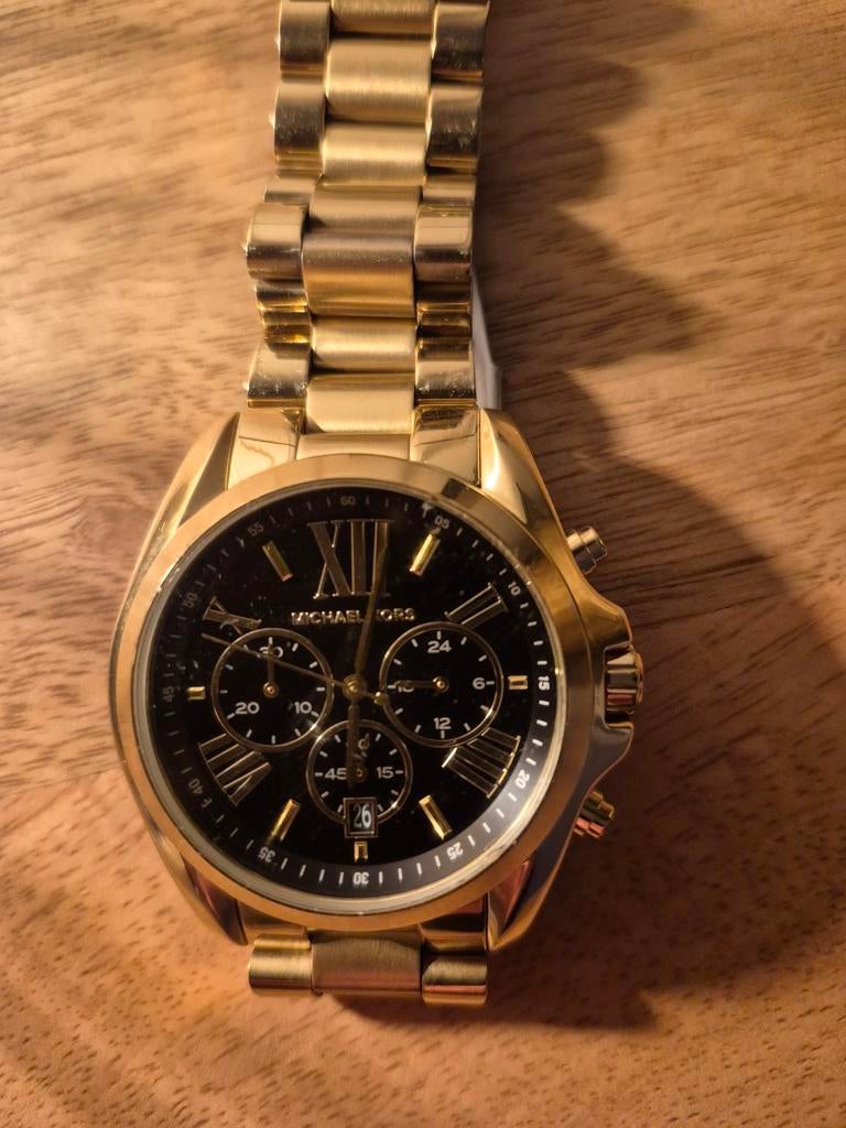 Michael Kors dames horloge, Ophalen of Verzenden, Zo goed als nieuw, Staal, Overige merken