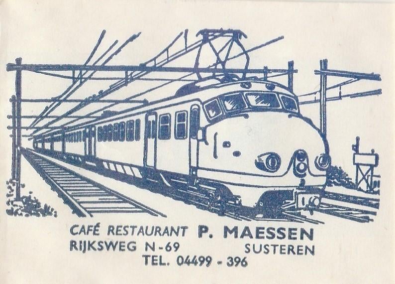 station Rijksweg Susteren - P Maessen - rails trein, Ophalen of Verzenden