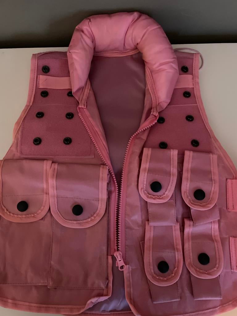 Roze Carnaval SWAT Jasje, Ophalen, Carnaval, Kleding, Maat 36 (S)