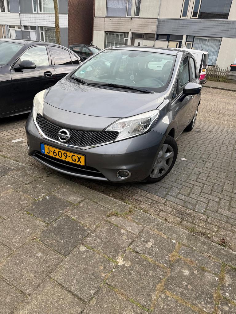 Nissan Note 1.2 59KW/80PK 2014 Grijs, Auto's, Nissan, Particulier, Note, Benzine, B, Hatchback, Handgeschakeld, Geïmporteerd, Zilver of Grijs