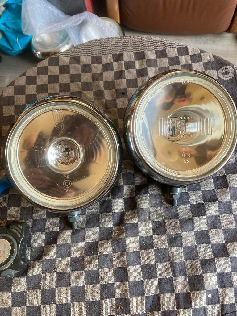 Oldtimer 2 Cibie verstralers Oscar 18 cm, Auto-onderdelen, Ophalen of Verzenden, Gebruikt