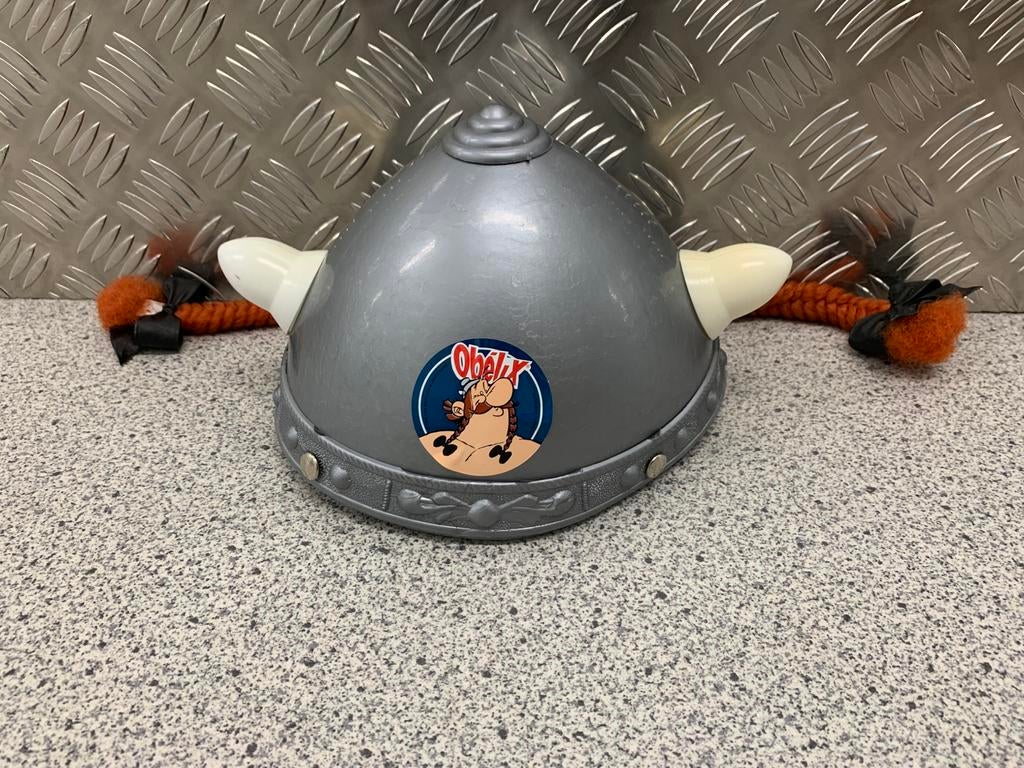 Obelix helm, Kleding | Heren, Carnavalskleding en Feestkleding, Ophalen of Verzenden, Zo goed als nieuw, Overige maten