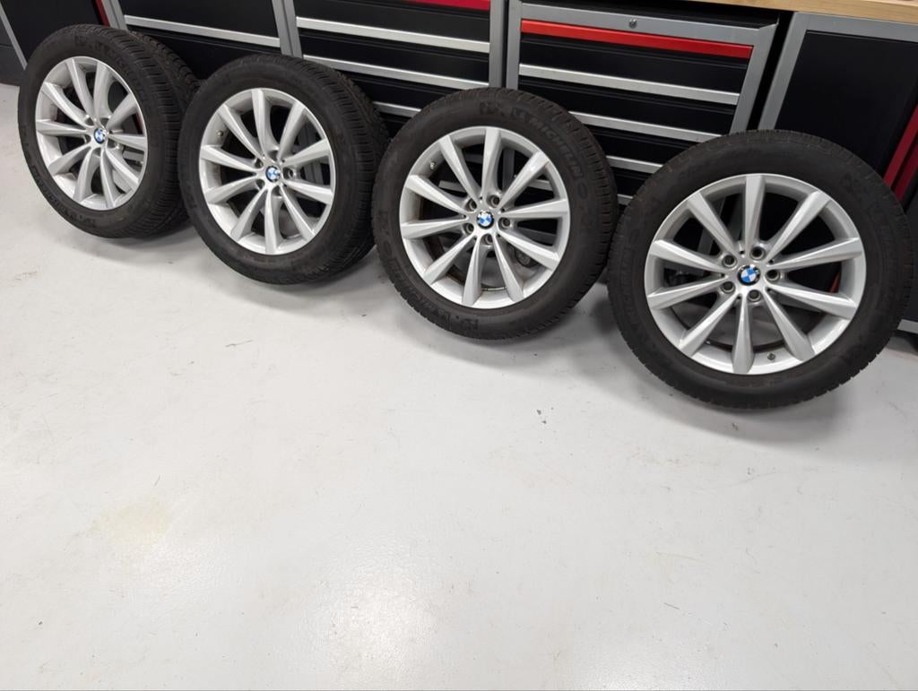 BMW 6GT G32 & 7 Serie G11/G12 Winterbanden 18 inch Style 642, 18 inch, Banden en Velgen, Personenwagen, Gebruikt