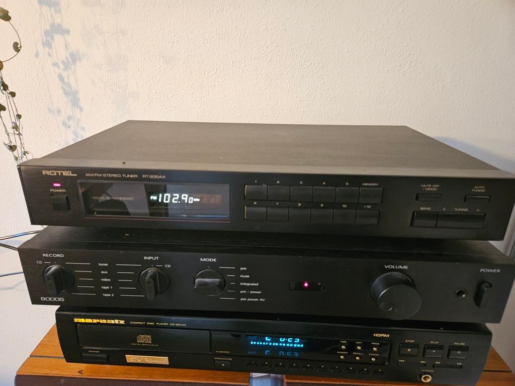 Rotel RT-935AX – Hoogwaardige AM/FM Stereo Tuner, Audio, Tv en Foto, Ophalen, Zo goed als nieuw