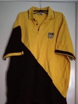 nog nieuw Poloshirt NAC breda voelbalclub Geel Zwart XXL, Ophalen of Verzenden, Nieuw, NAC Breda, Shirt