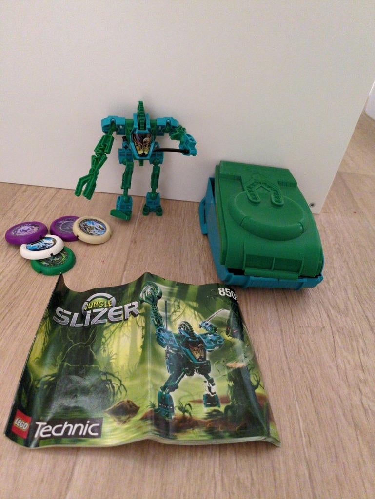 Lego 8505 Jungle Slizer en 8500 Fire Slizer, G1, Ophalen of Verzenden, Zo goed als nieuw