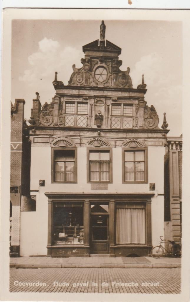 coevorden- oude gevel frieschestraat, Ophalen of Verzenden, Voor 1920