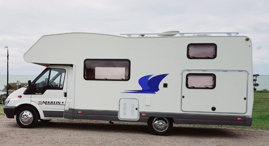 Ford transit alkoof-camper 7 slaper, Stof, 2950 kg, Cruise Control, Wit