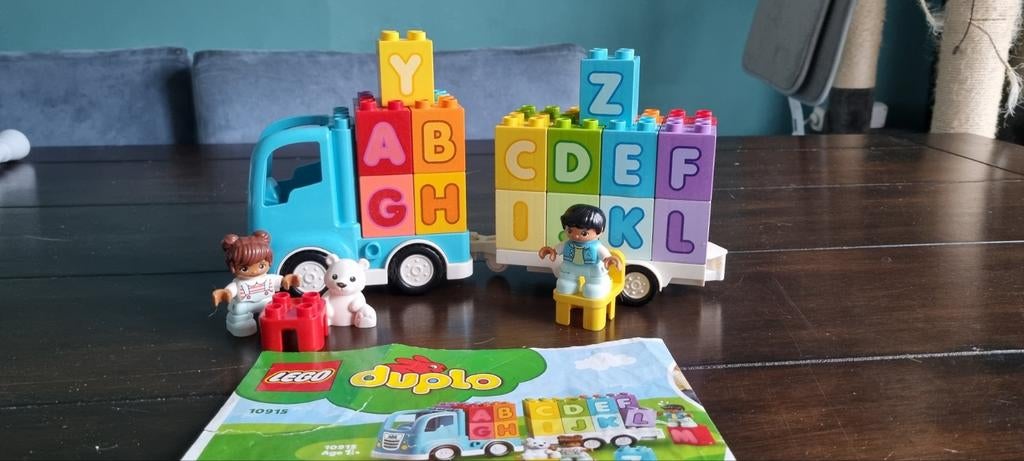 Duplo 10915  alfabet vrachtwagen, Ophalen of Verzenden, Zo goed als nieuw, Duplo