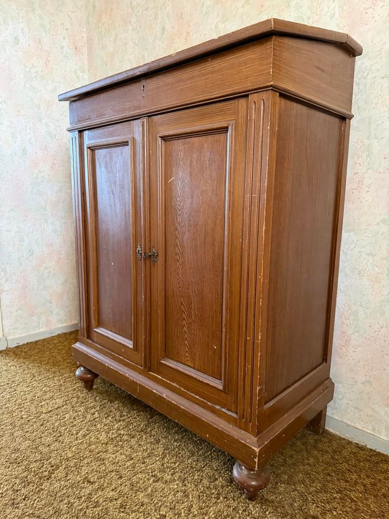 Oud Secretaire / Kast met hellende klep, Antiek en Kunst, Antiek | Meubels | Kasten, Ophalen