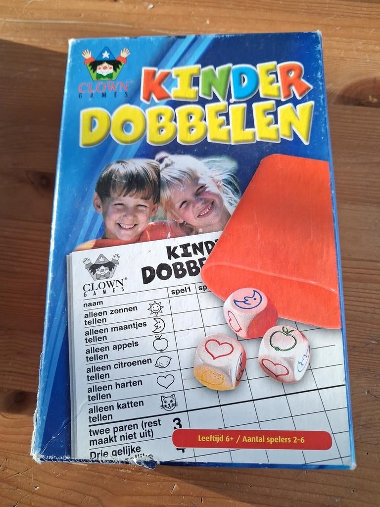 Kinder dobbelen, Vijf spelers of meer, Ophalen of Verzenden, Gebruikt, Clown Games