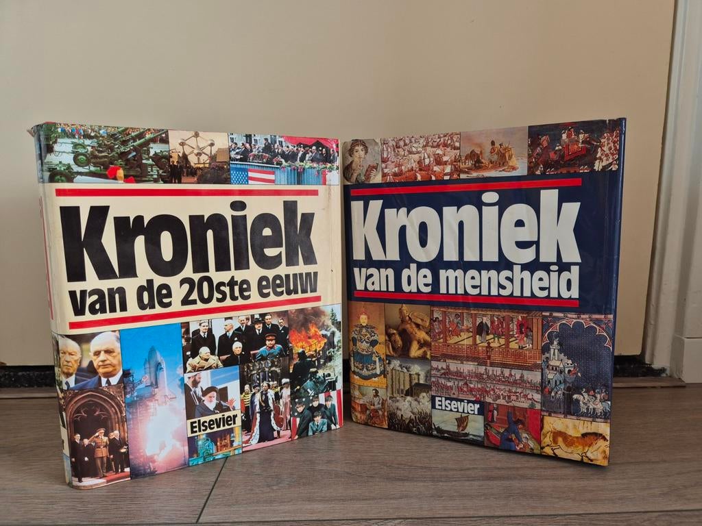 Twee Kroniek boeken: 20ste eeuw en de mensheid, Boeken, Gelezen, Diverse, Ophalen of Verzenden, Los deel