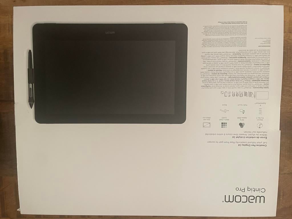 Wacom Cintiq Pro 16 (2021)- Nieuw, Computers en Software, Tekentablets, Ophalen, Multi-touch, Nieuw
